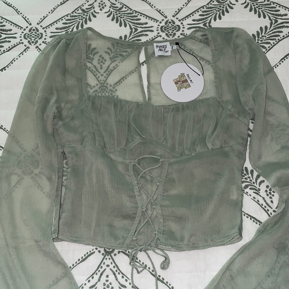 Princess Polly Green Long Sleeve